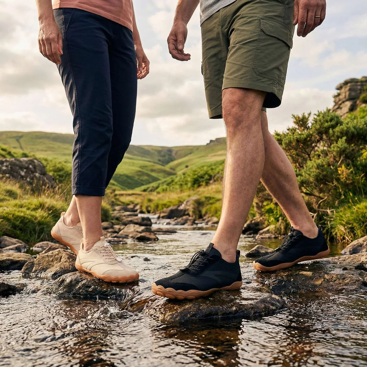 Barefoot five-toe walking shoes product view