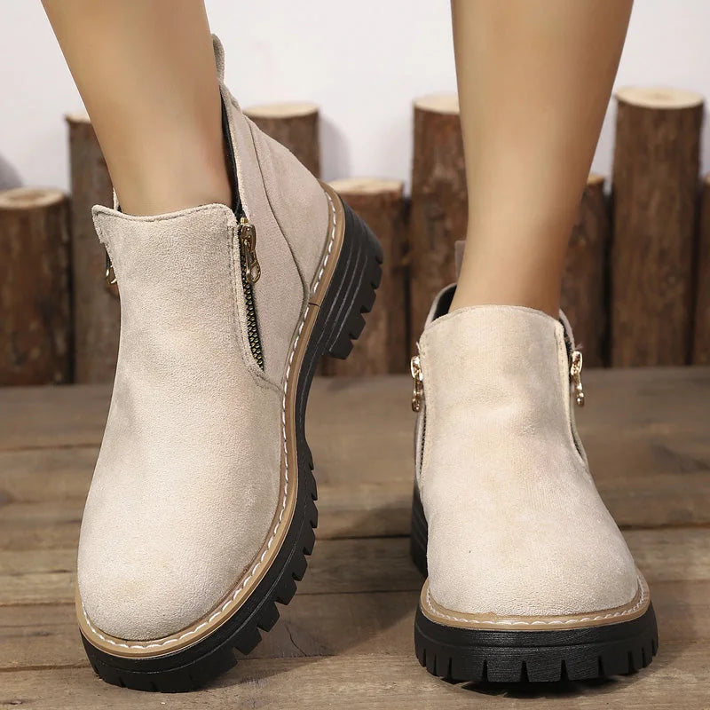 Women's arch support ankle boots product view