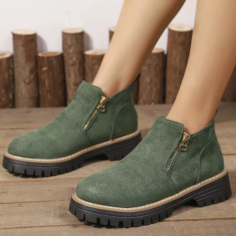 Women's arch support ankle boots product view