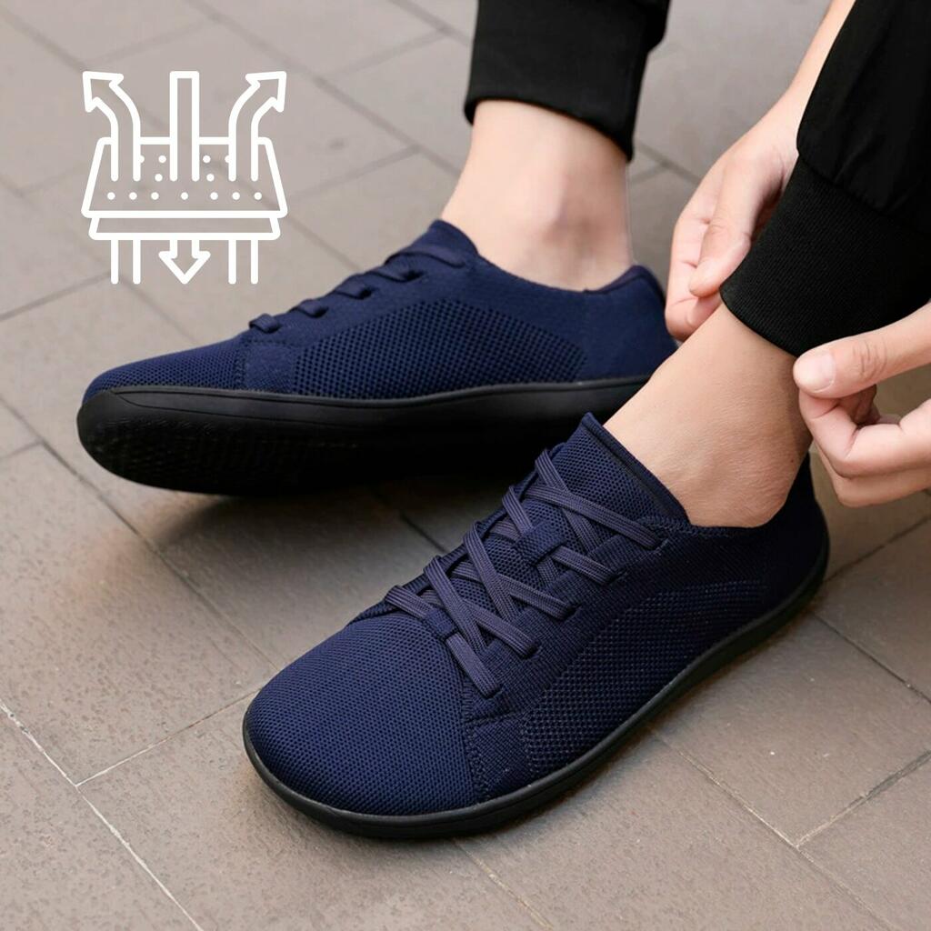 Unisex wide fit, barefoot feel, zero drop barefoot shoes with non slip grip and lightweight design