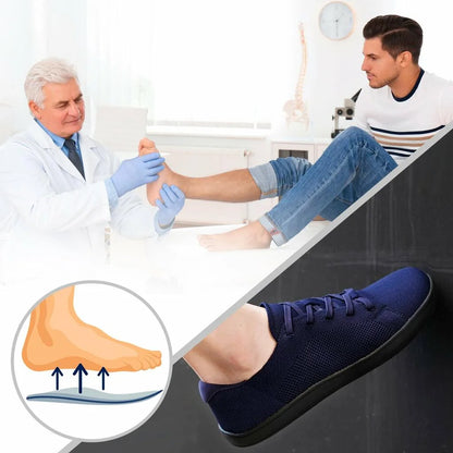 Unisex barefoot trainers product information graphic