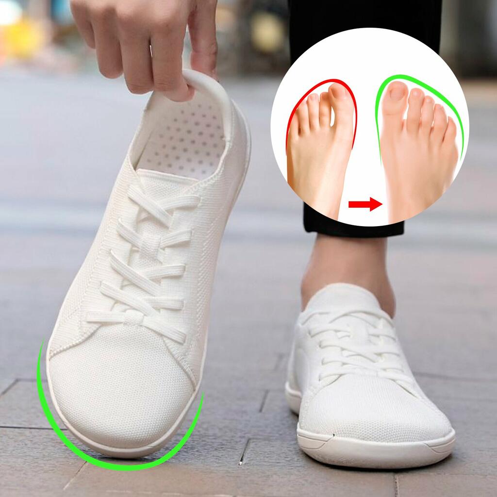 Unisex wide fit, barefoot feel, zero drop barefoot shoes with non slip grip and lightweight design