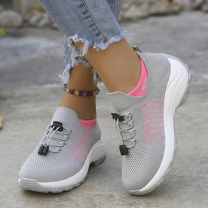 Women's arch support, cushioned comfort, lightweight design trainers with everyday walking