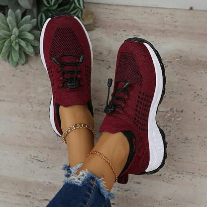 Women's arch support, cushioned comfort, lightweight design trainers with everyday walking