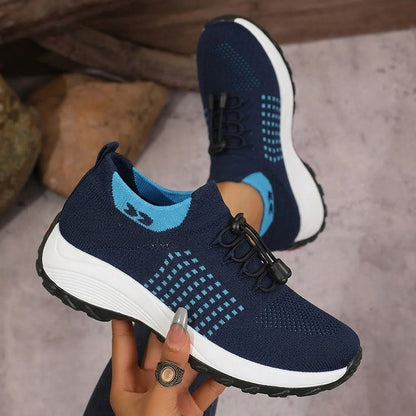 Women's arch support, cushioned comfort, lightweight design trainers with everyday walking
