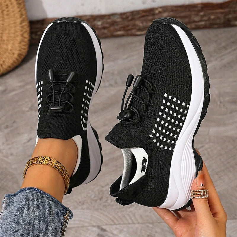 Women's arch support, cushioned comfort, lightweight design trainers with everyday walking
