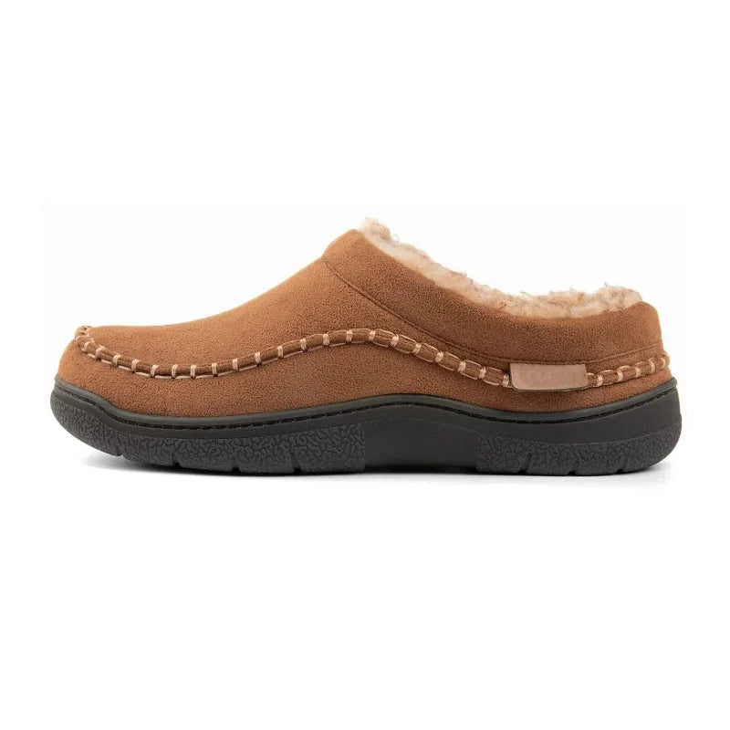 Men's house slippers, side profile