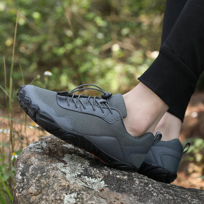 Unisex wide toe box hiking shoes product view