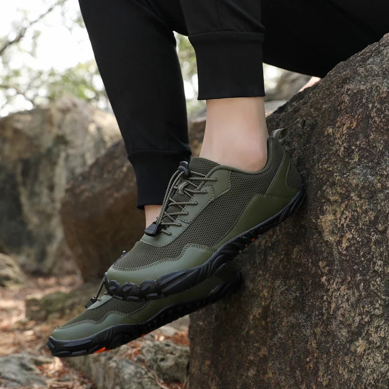 Unisex wide toe box hiking shoes product view