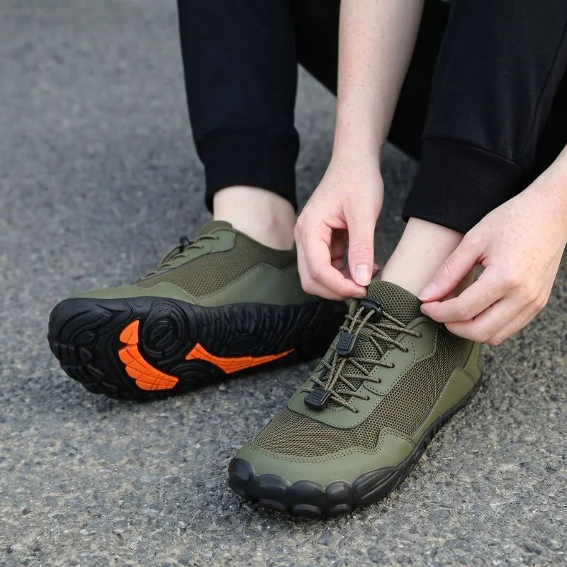 Unisex wide toe box hiking shoes product view