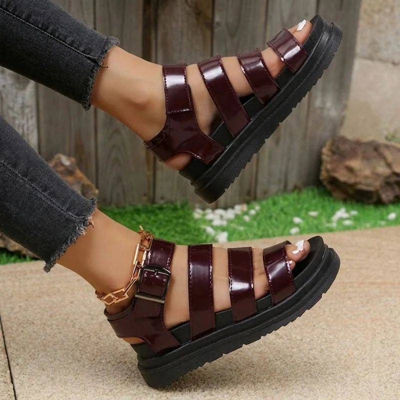 Women's chunky walking sandals product view