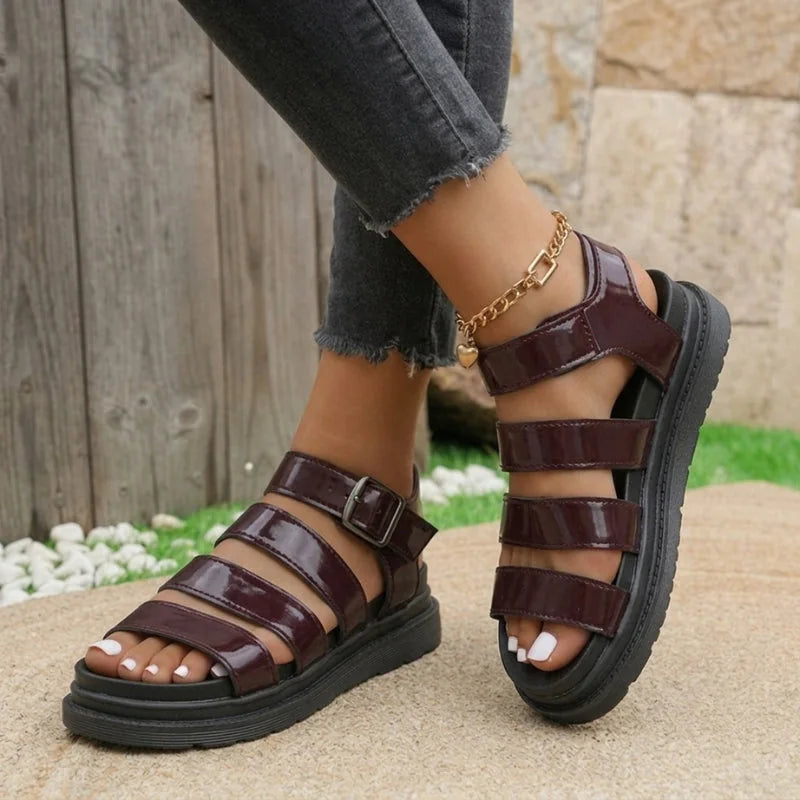 Women's chunky walking sandals product view