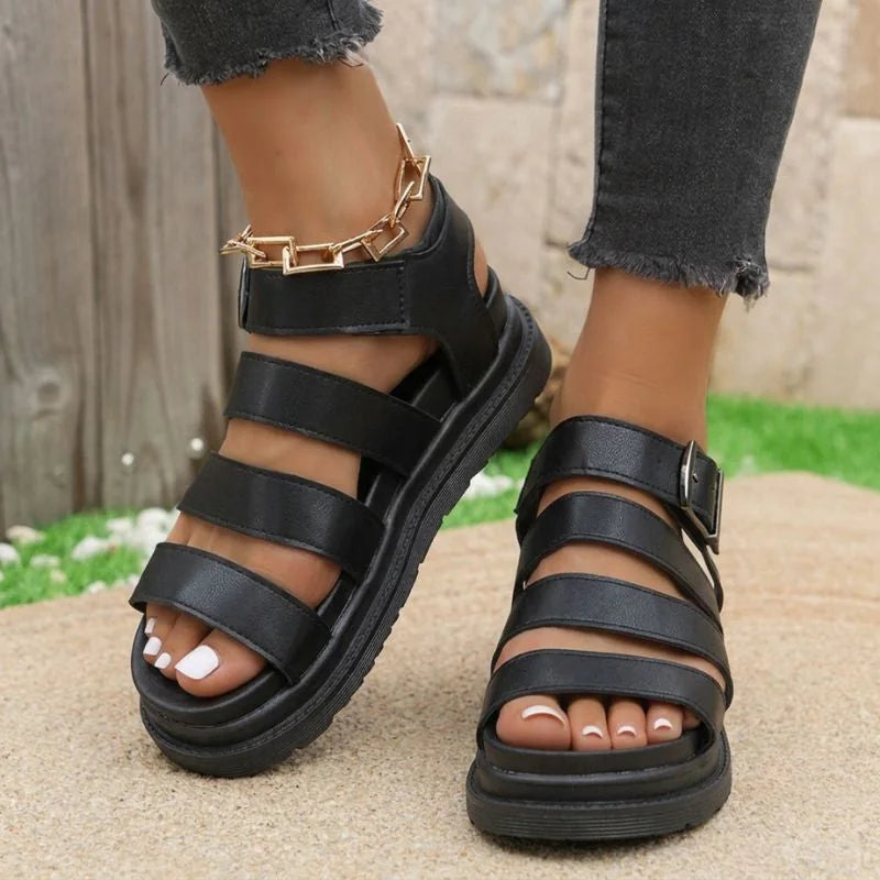 Women's chunky walking sandals product view