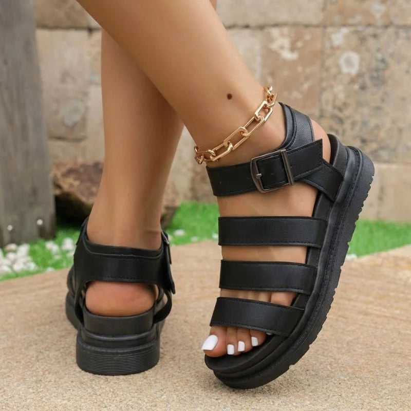 Women's chunky walking sandals product view