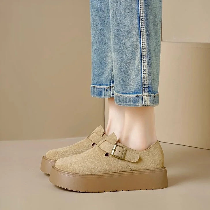 Women's wide fit platform clogs product view