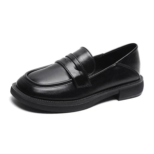 Women's chunky loafers, side profile
