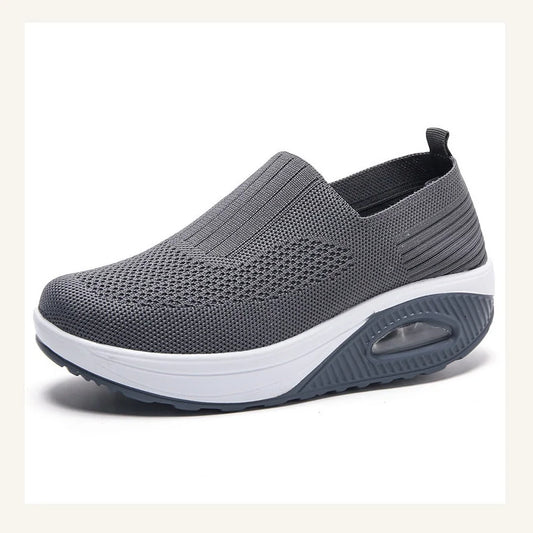 Women's walking trainers, side profile