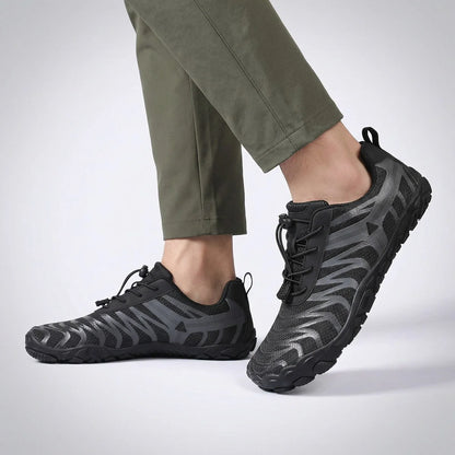 Unisex barefoot trainers in Slate Grey product view